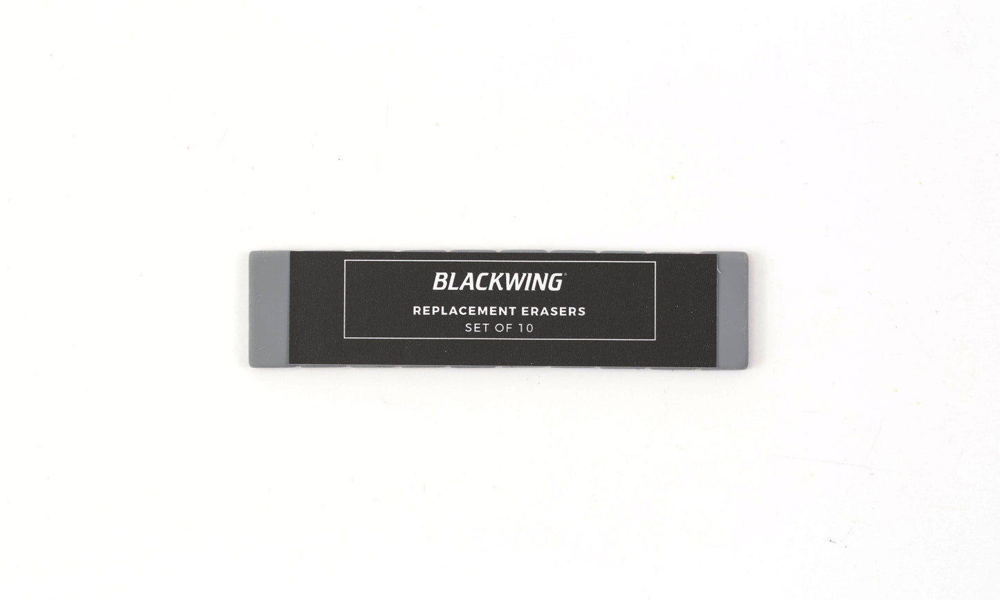 BLACKWING 交換用イレーサー (10個入) グレー